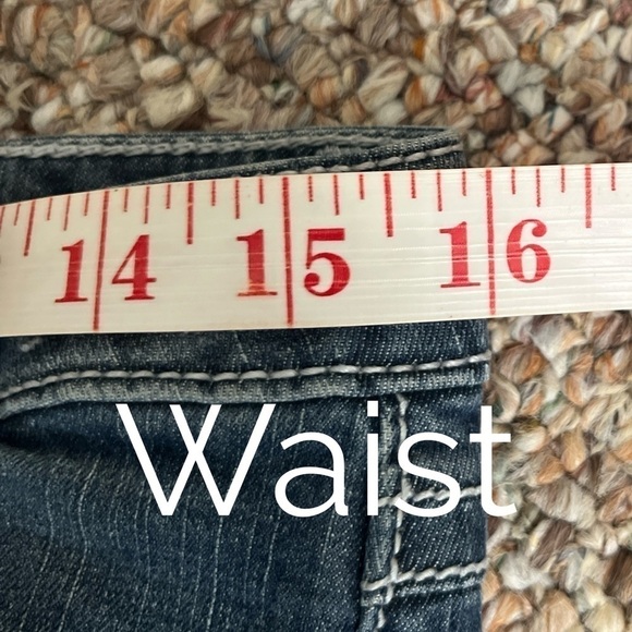 Wrangler Rock 47 Ultra Low Rise Embellished Flare Women’s Jeans Size 7 - Picture 8 of 10